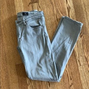 AG Women’s Gray “The Stevie Ankle” Jeans
